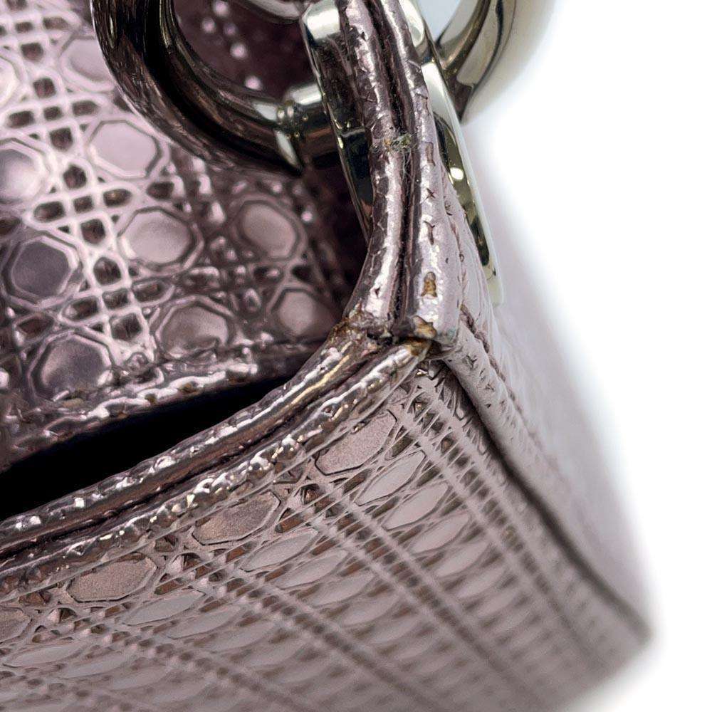 Christian Dior handbag Lady Cannage shoulder bag - Picture 9 of 12